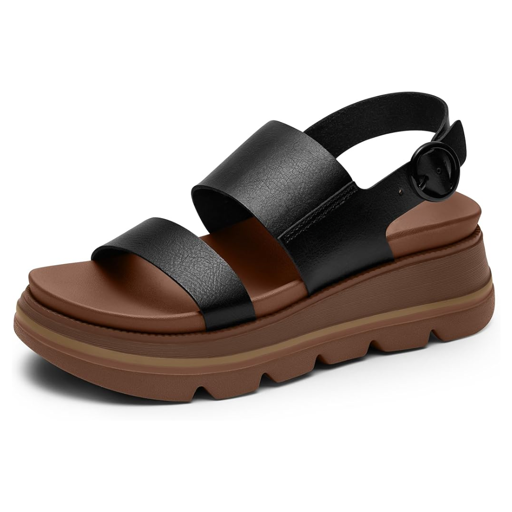 Cushioned Plataforma Cuña Sandalias – Walk on Clouds, Stand Tall All Day