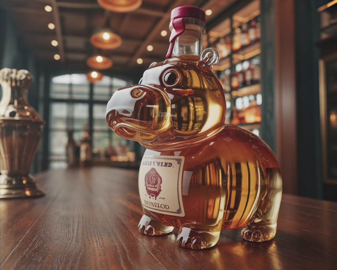 Decantador de Whisky - Edicion Hipopotamo