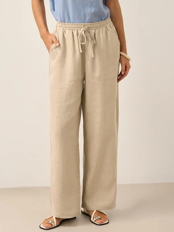 Pantalón clásico 100% lino LYON