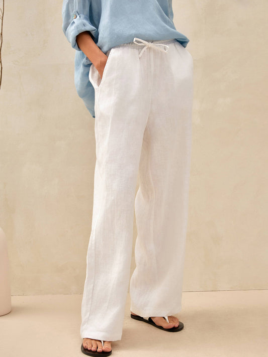100% Linen Classic Trousers LYON