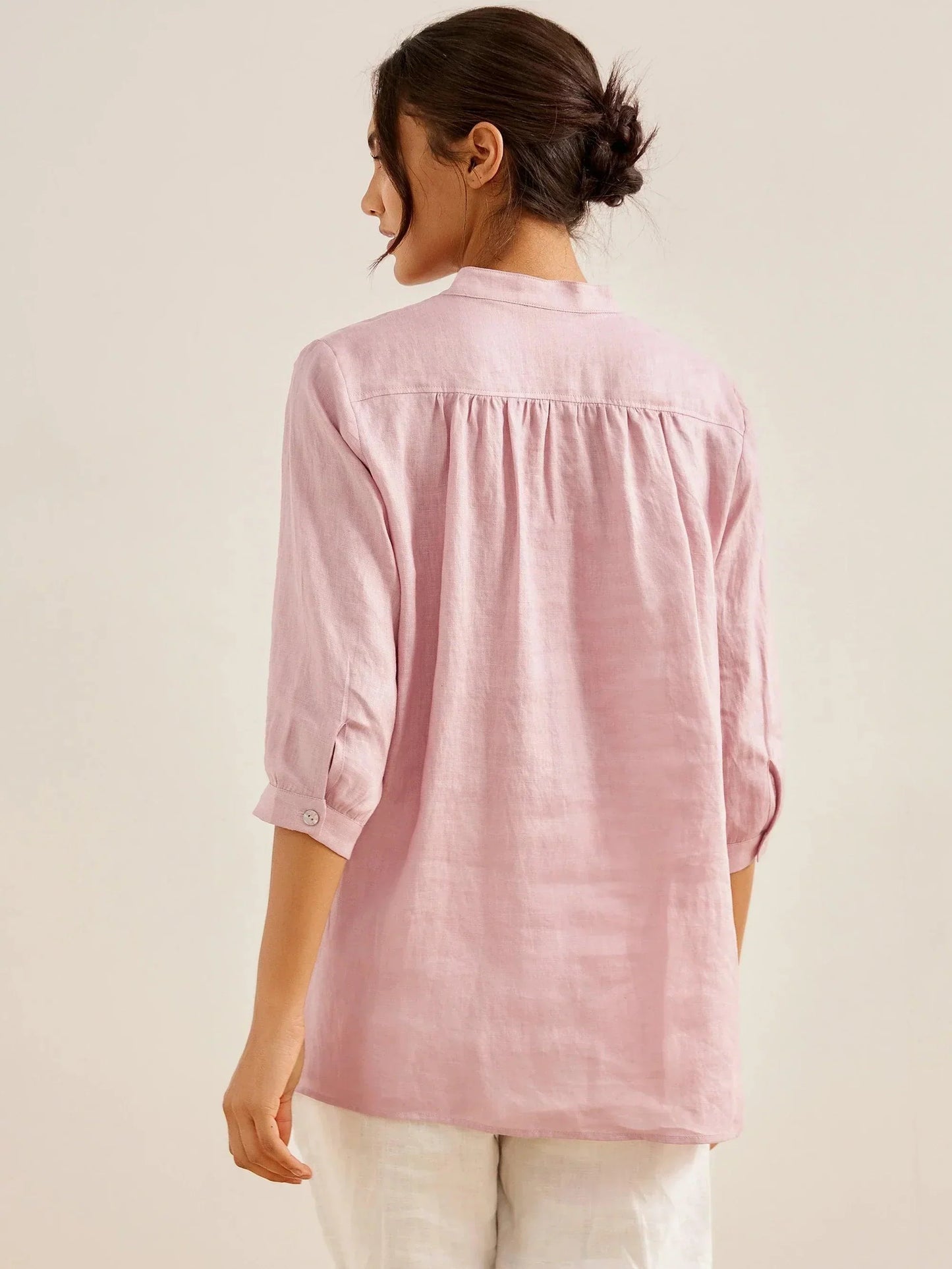 Camisa de vestir de lino 100% JOANNA