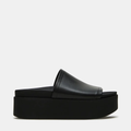 Arwinn Leather Platform Slides