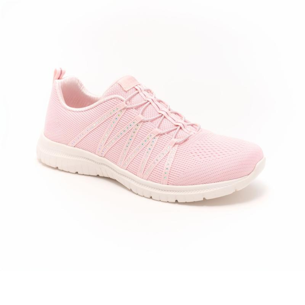 She Brillos Tejido Zapatillas – Confort That Shines