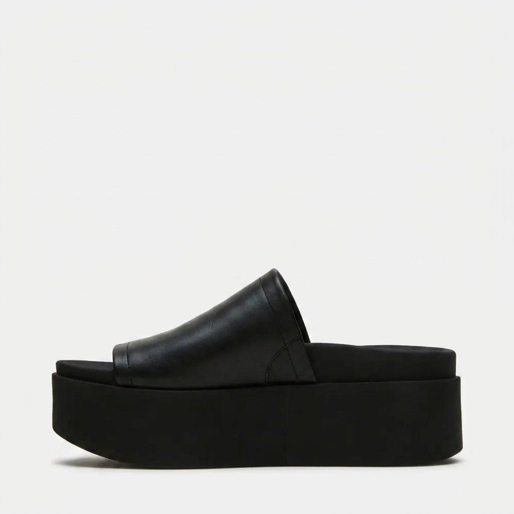 Arwinn Cuero Plataforma Sandalias