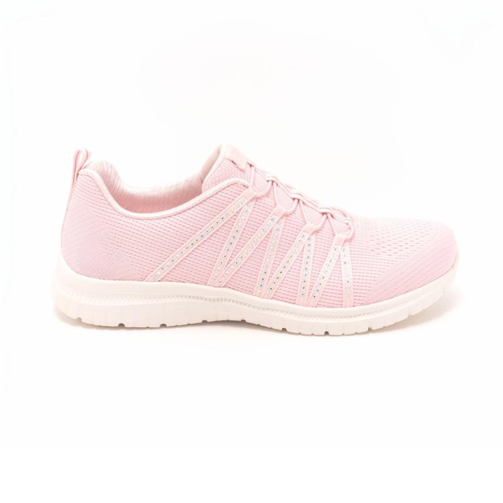 She Brillos Tejido Zapatillas – Confort That Shines