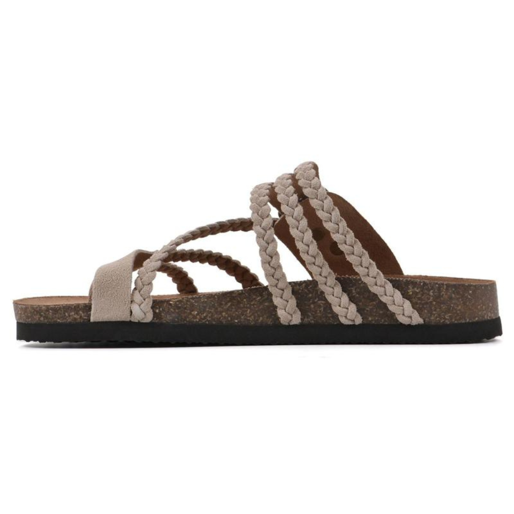 Hayleigh Trenzado Corcho Sandalias – Your Feet Called. They Want These.