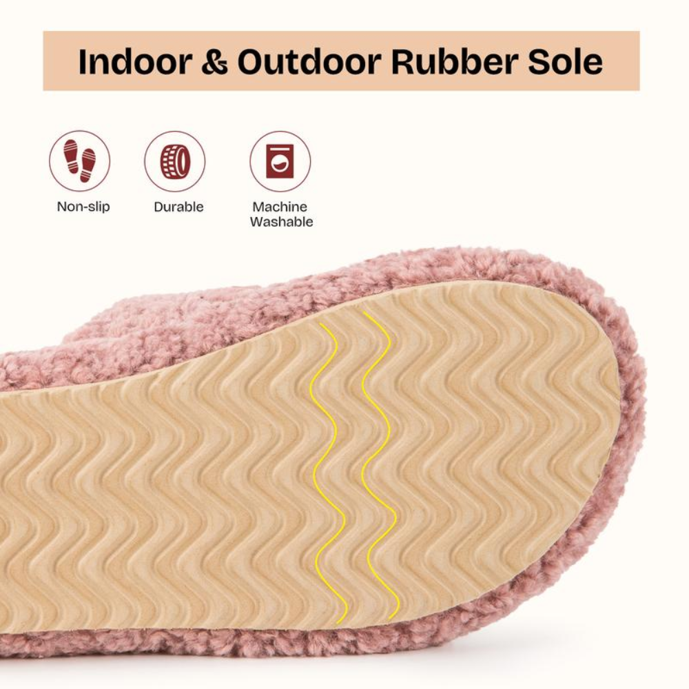 Teddy Nube Zapatillas - Puntera Abierta