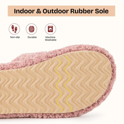 Teddy Nube Zapatillas - Puntera Abierta