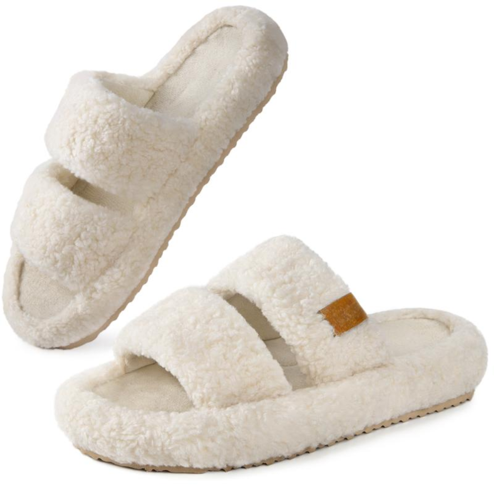 Teddy Nube Zapatillas - Puntera Abierta