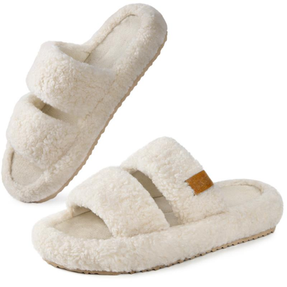 Teddy Nube Zapatillas - Puntera Abierta