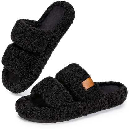 Teddy Nube Zapatillas - Puntera Abierta