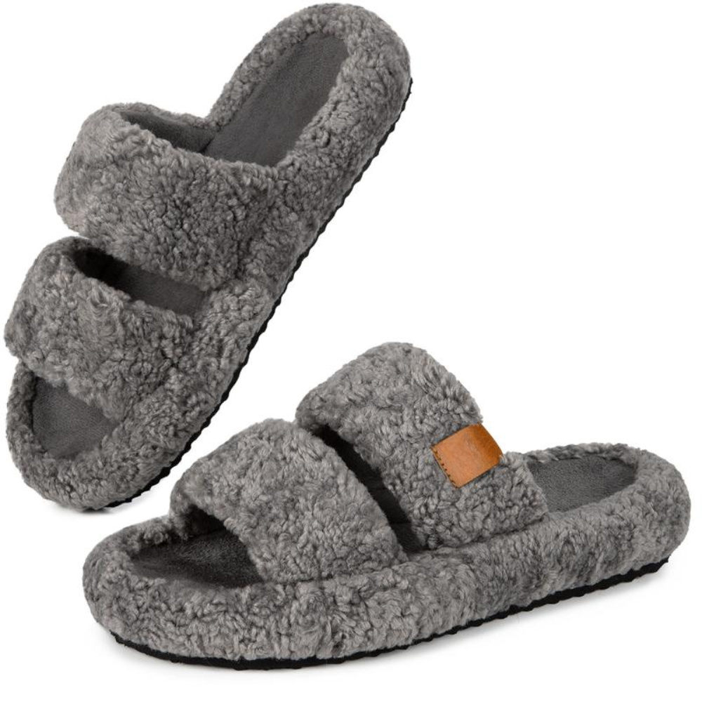 Teddy Nube Zapatillas - Puntera Abierta