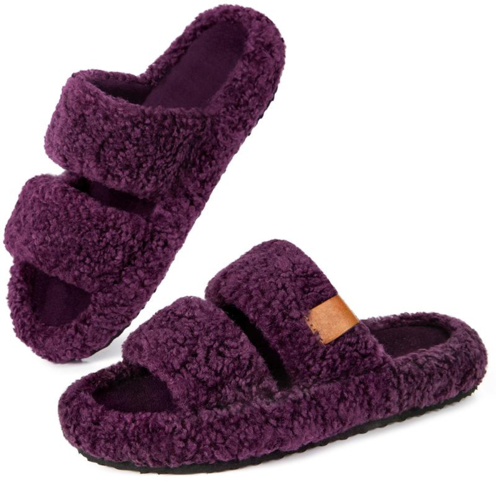 Teddy Nube Zapatillas - Puntera Abierta