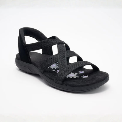 Reggae Tejido Crossover Sandalias – Sin Cordones, Stay All Day
