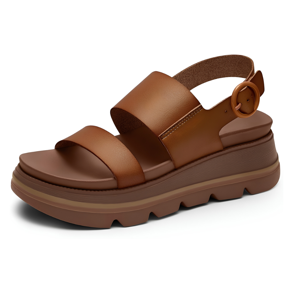 Cushioned Plataforma Cuña Sandalias – Walk on Clouds, Stand Tall All Day