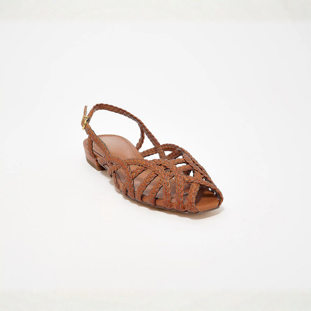 Aria Trenzado Cuero Destalonado Bailarinas – Effortless Summer Confort, All Day