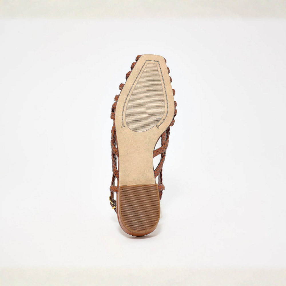 Aria Trenzado Cuero Destalonado Bailarinas – Effortless Summer Confort, All Day