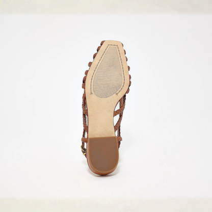 Aria Trenzado Cuero Destalonado Bailarinas – Effortless Summer Confort, All Day
