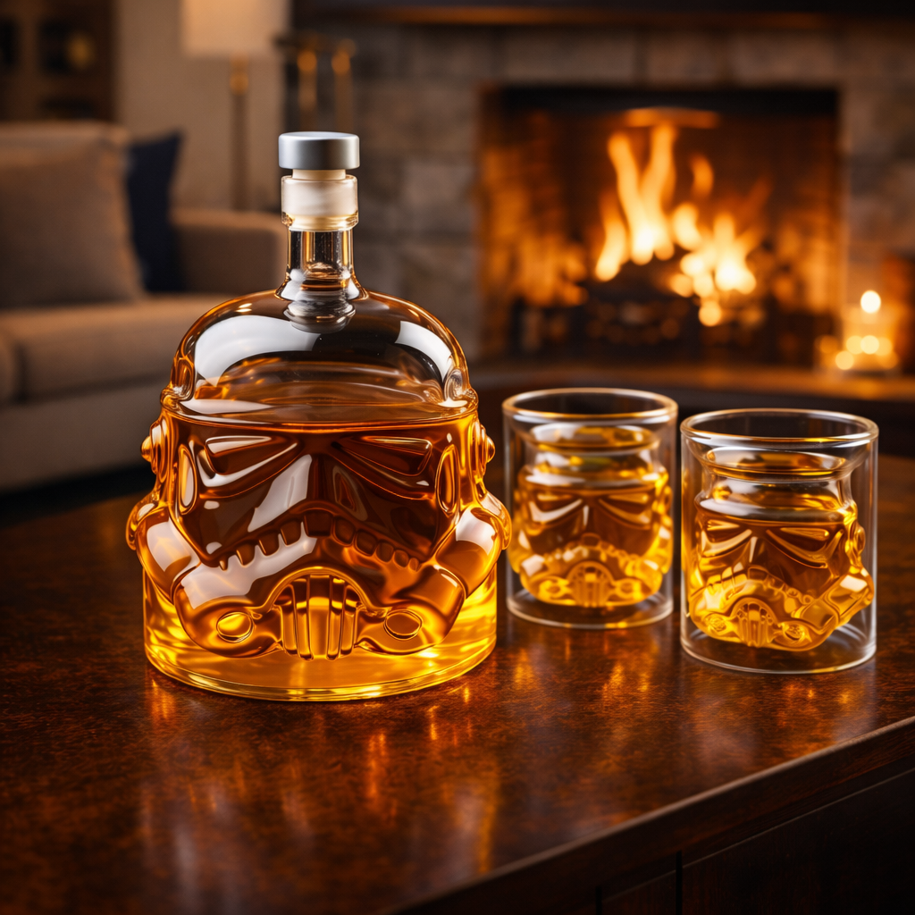 Decantador de Whisky - Set Botella y Vasos Edicion