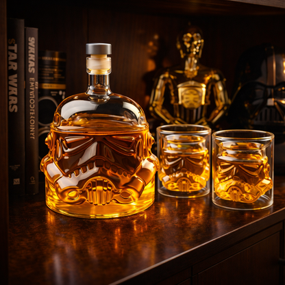 Decantador de Whisky - Set Botella y Vasos Edicion
