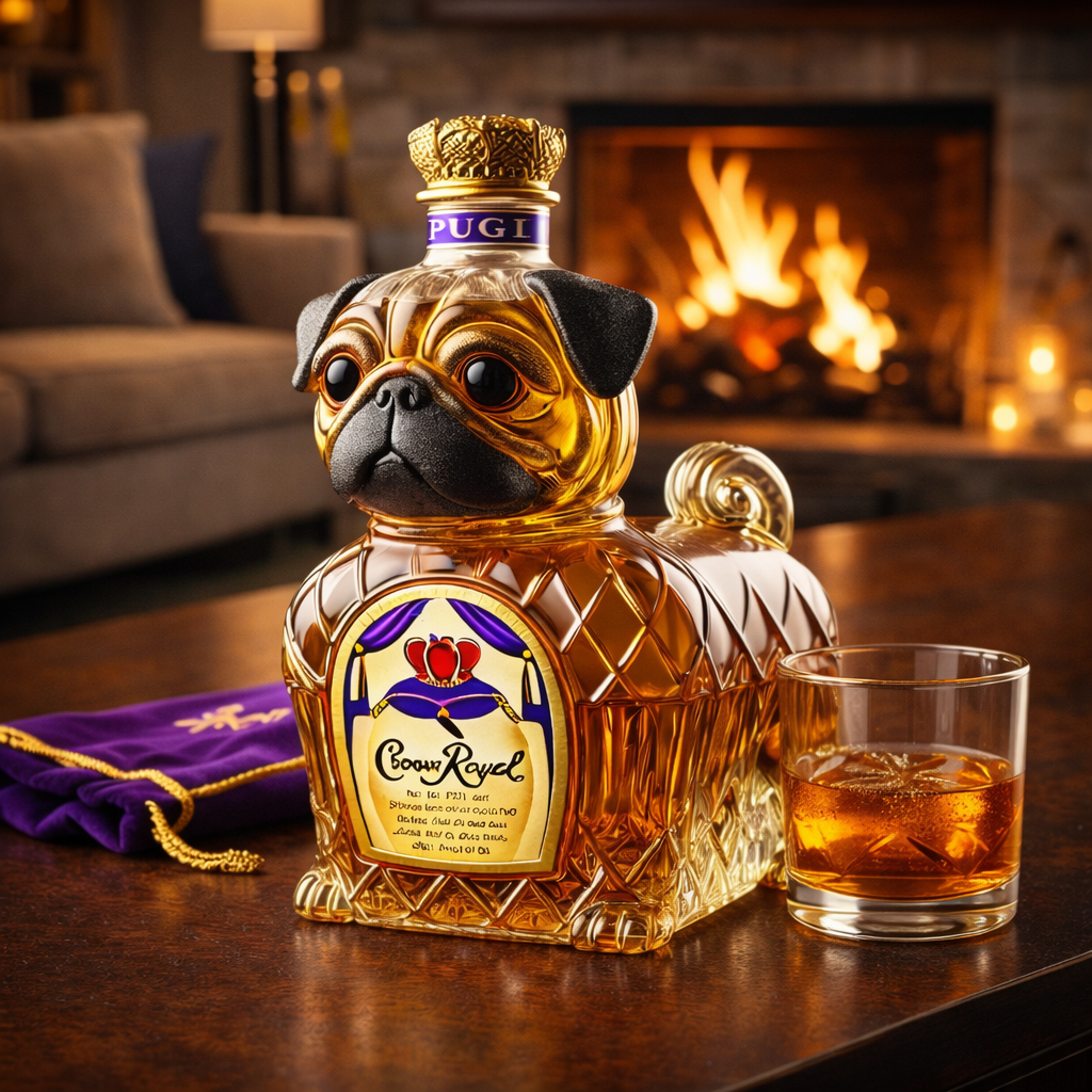 Decantador de Whisky - Edicion Bulldog Frances