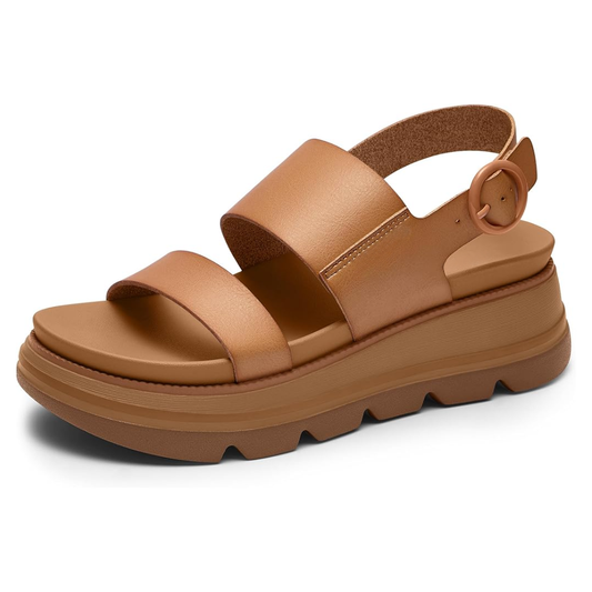 Sandalias de Cuña con Plataforma Acolchada – Camina en las Nubes
