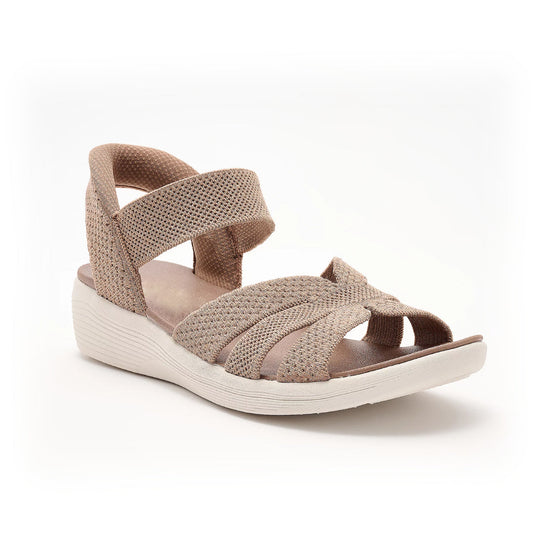 Sandalias de Cuña con Lentejuelas de Punto – Dale la Bienvenida al Verano