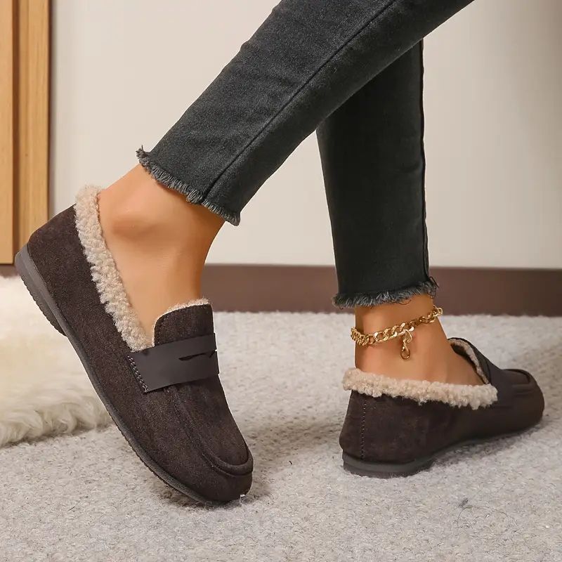Aria Cómodo Pelo Mocasines