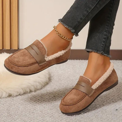 Aria Cómodo Pelo Mocasines
