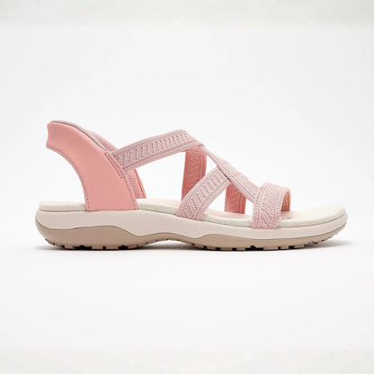 Reggae Tejido Crossover Sandalias – Sin Cordones, Stay All Day