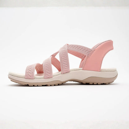 Reggae Tejido Crossover Sandalias – Sin Cordones, Stay All Day