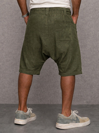 Shorts Bombacho 100% Algodon Entrepierna Caida