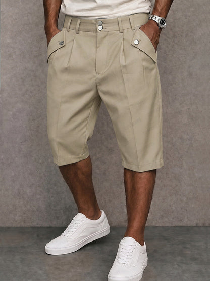 Shorts Elegantes de Verano con Rayas Finas
