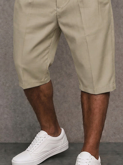 Shorts Elegantes de Verano con Rayas Finas