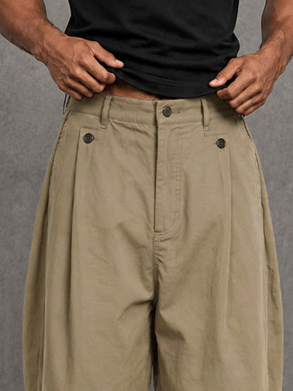 Shorts 100% Algodon Corte Relajado hasta la Rodilla