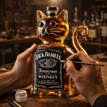 Decantador de Whisky - Edicion Gato