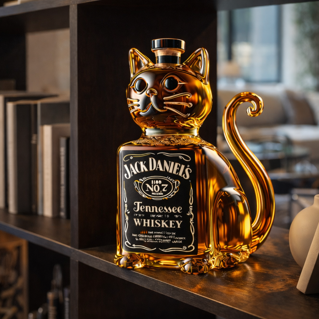 Decantador de Whisky - Edicion Gato