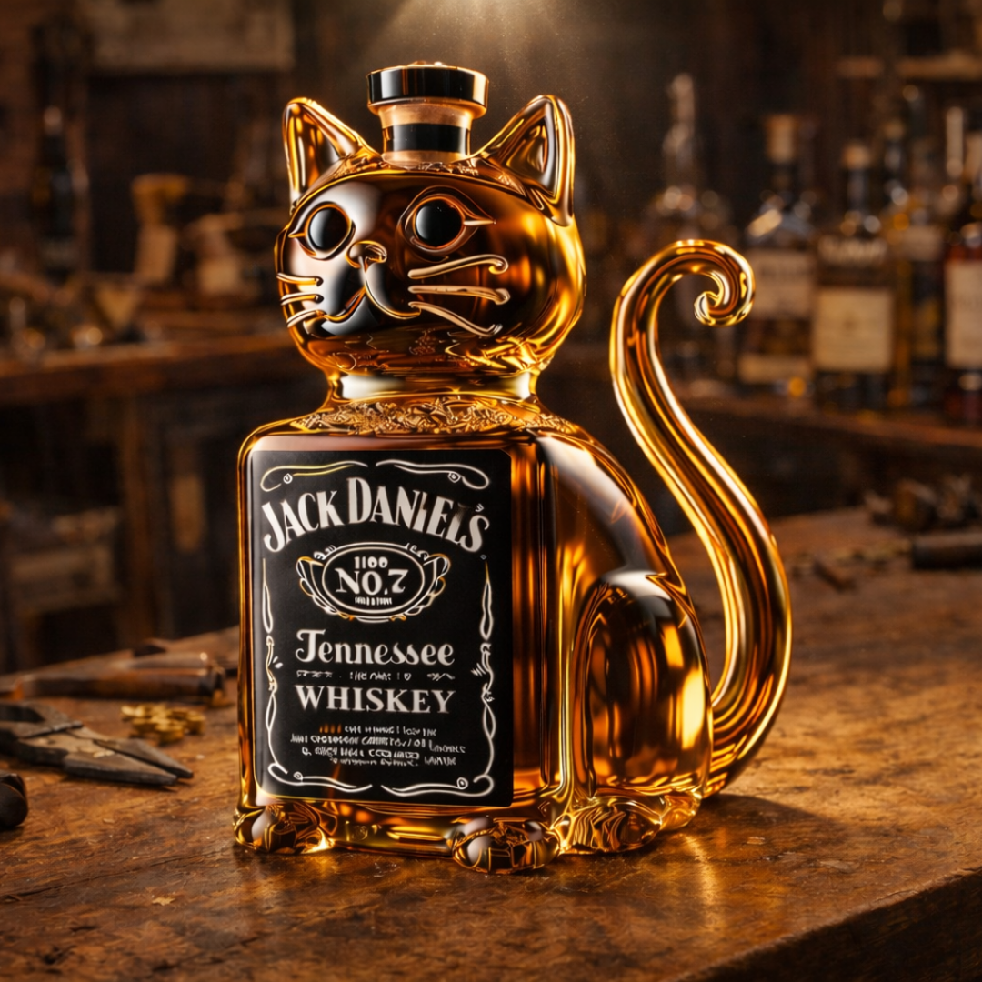 Decantador de Whisky - Edicion Gato