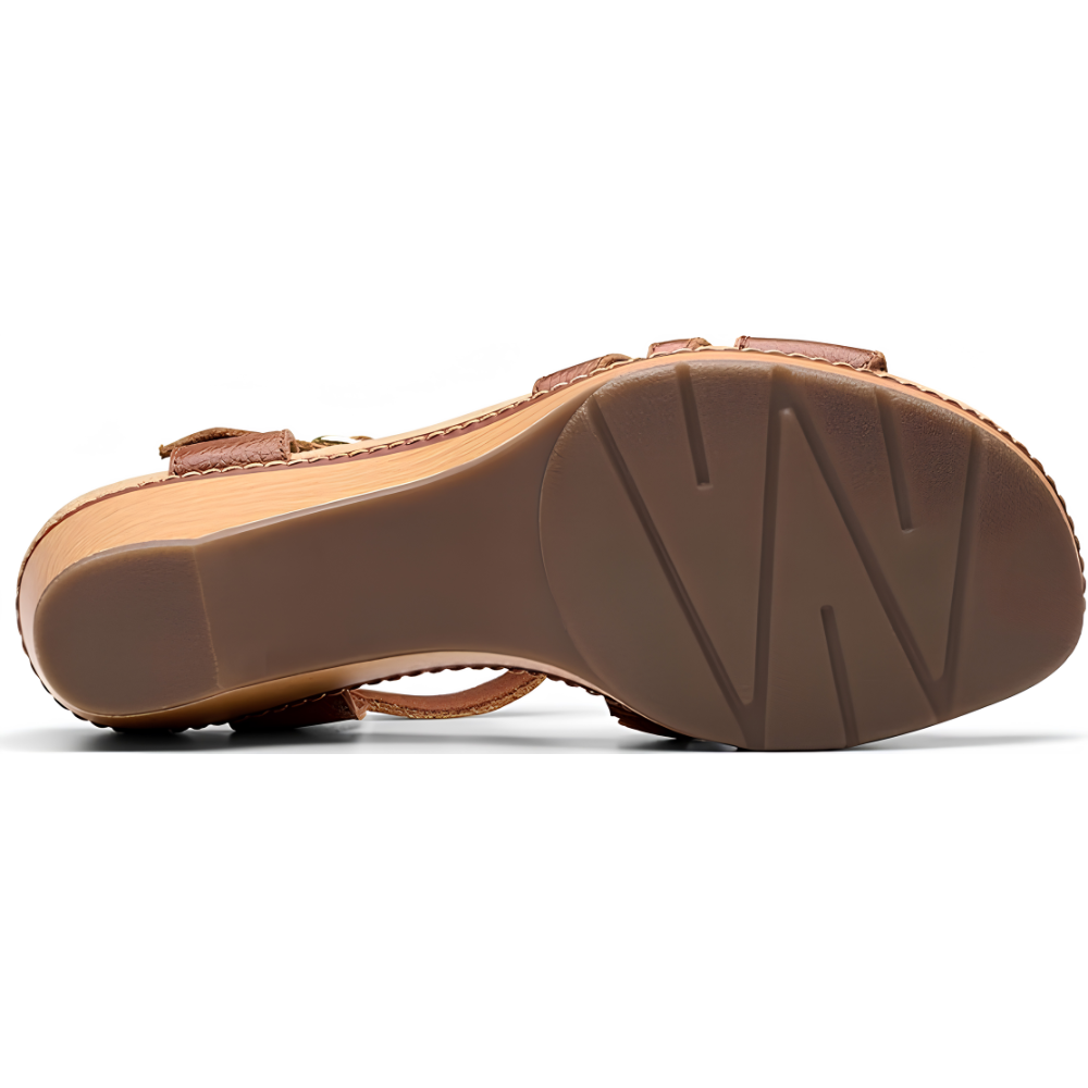 Olivia Cuero T-Bar Heeled Sandalias – Walk Taller in Pure All Day Confort
