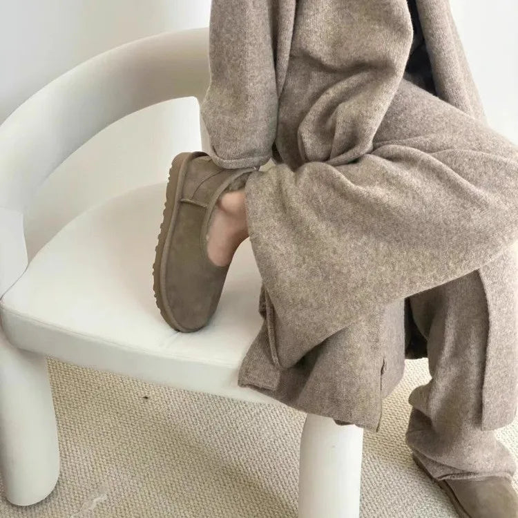 Acogedor Snow Pelo Mocasines for Mujer