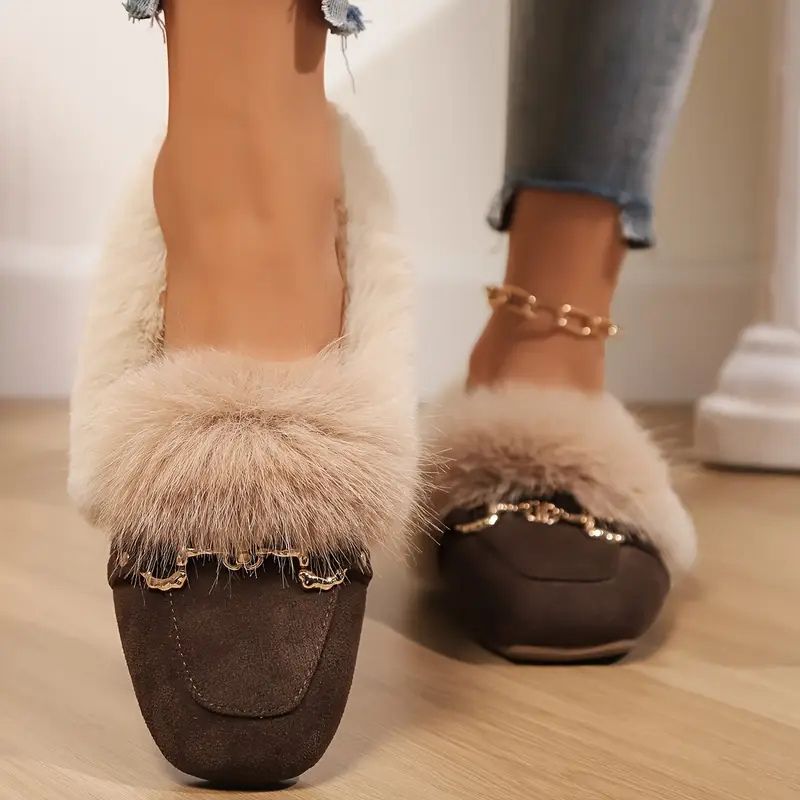 Lujoso Pelo Mocasines – Elegant Warmth with Ortopédico Confort