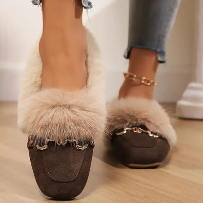 Lujoso Pelo Mocasines – Elegant Warmth with Ortopédico Confort